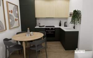 1-к квартира, строящийся дом, 43м2, 10/23 этаж