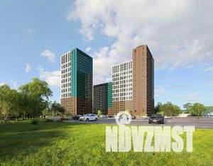 1-к квартира, строящийся дом, 43м2, 22/23 этаж